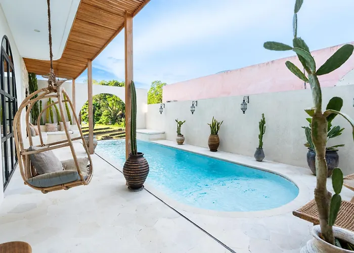 別荘 The Terrace Luxe 3br, Pool, Fast Wifi, Rice Views